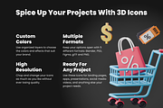 Black Friday Icon Set, an Object 3D Model by Flat Icons (Thumbnail 3 of 8)