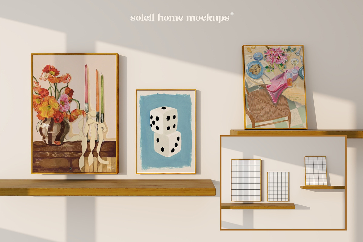CHIARA | Minimalist Frame Mockup Set, a Household Mockup by SoleilHomeMockups (Photo 3 of 11)
