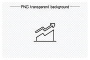 Data Pie Chart and Graph Icons Set, an Outline Icon by Designfour (Thumbnail 5 of 7)