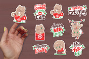 Christmas bundle. Funny Cats, an Animal Illustration by Lettering_Logo (Thumbnail 6 of 7)