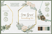 Green ground. Watercolor flowers, an Illustration by LABFcreations (Thumbnail 8 of 10)
