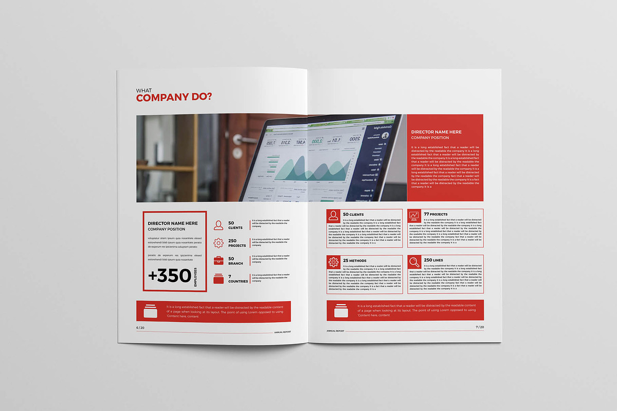 Annual Report Brochure, a Brochure Template by New Lines (Photo 9 of 11)