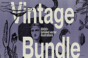 Vintage Bundle - 6600+ Illustrations, an Object Graphic by Nomad Visuals (Thumbnail 1 of 46)