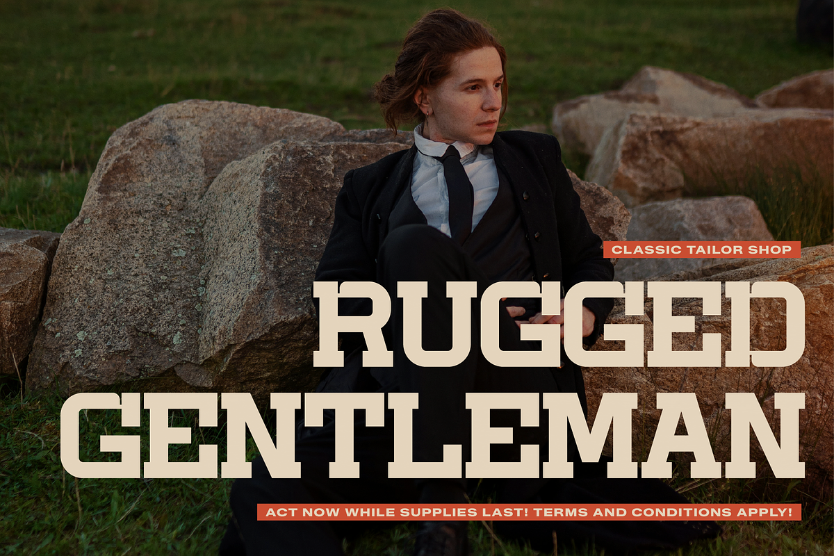 Lequila Historia Western Slab Serif, a Slab Serif Font by gracetype_studio (Photo 4 of 12)