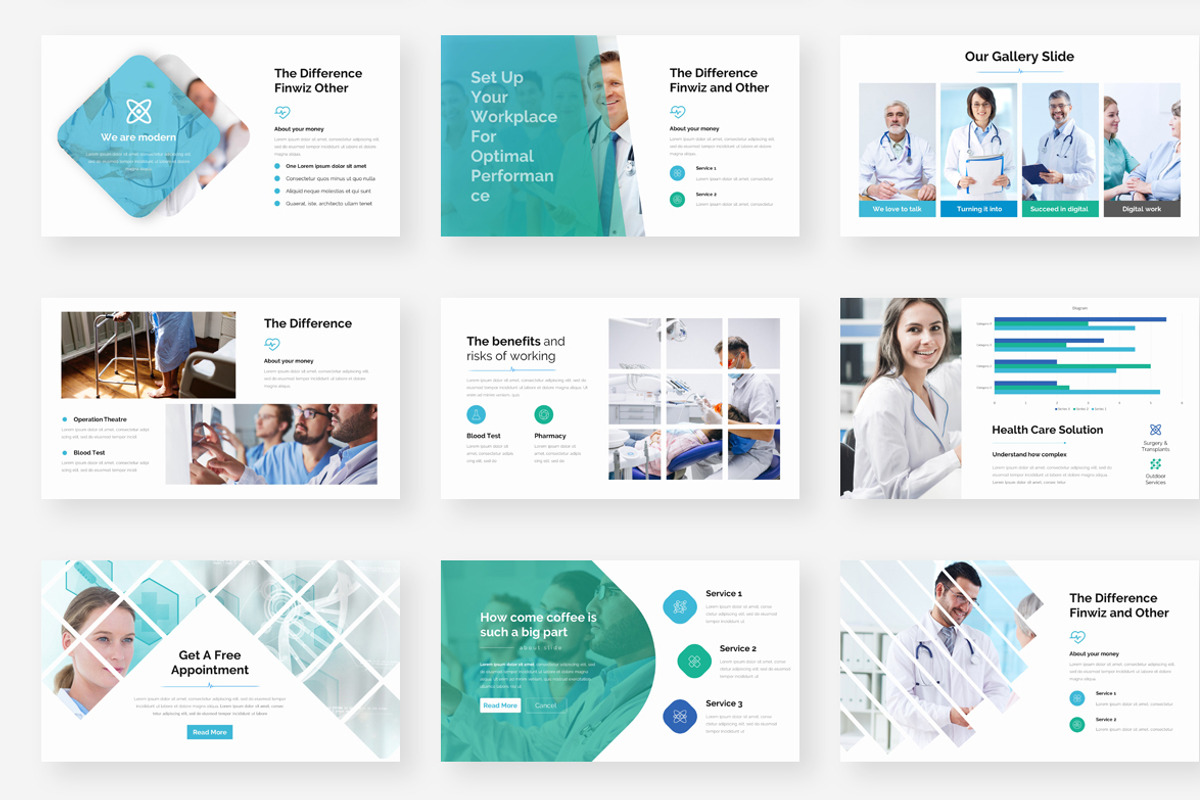 Medical Clinic Doctor Powerpoint, a Presentation Template by One ...