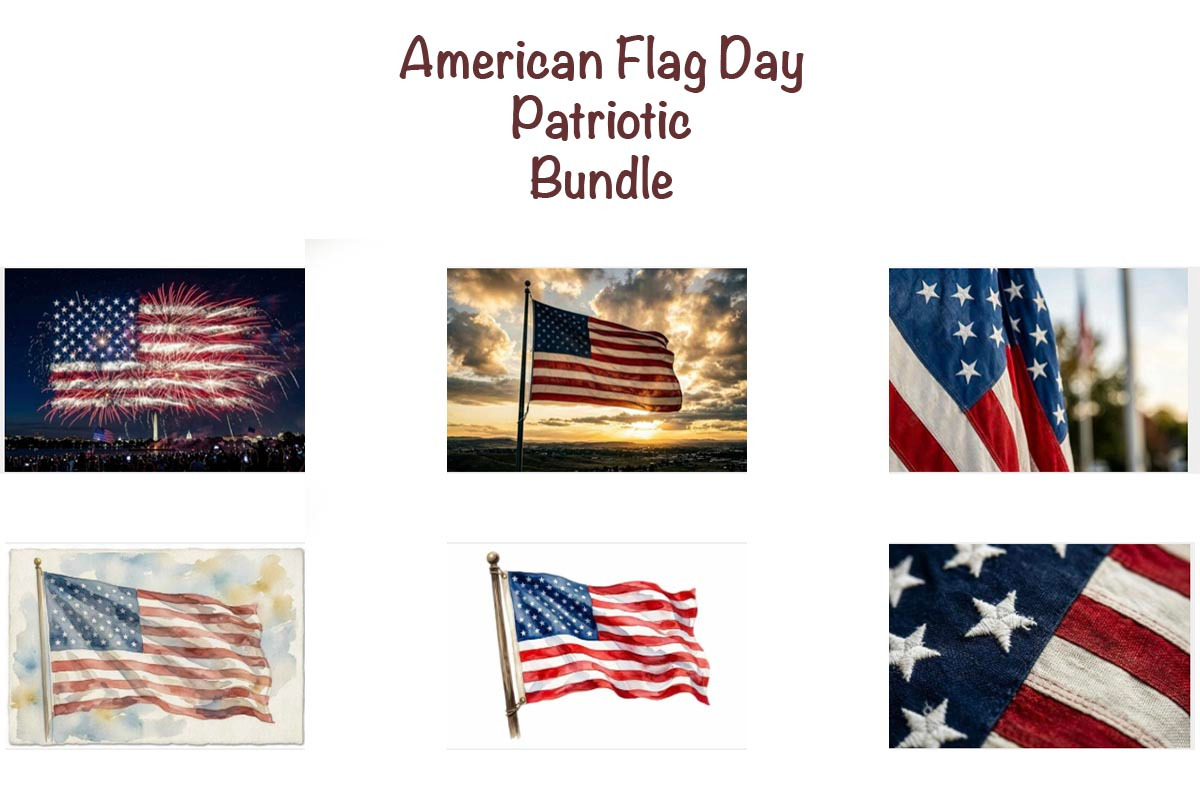American Flag Day Patriotic, a Background Graphic by VetalStock (Photo 2 of 3)