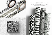 Animal Print Patterns, a Pattern Graphic by Paper Flowers Studio (Thumbnail 3 of 7)