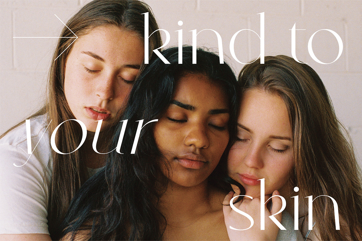 Kindred - Elegant and chic font, a Sans Serif Font by Studio Aurora (Photo 3 of 11)