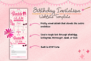 Glam Barbie Inspired Birthday RSVP, a Social Media Template by bellaROSEworkshop (Thumbnail 4 of 5)