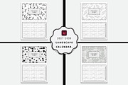 # 2027–2030 Calendar Template Bundle, a Stationery Template by MNT-Creator (Thumbnail 3 of 7)