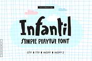 INFANTIL | Cute hand drawn font, a Font by Fontstein (Thumbnail 1 of 10)
