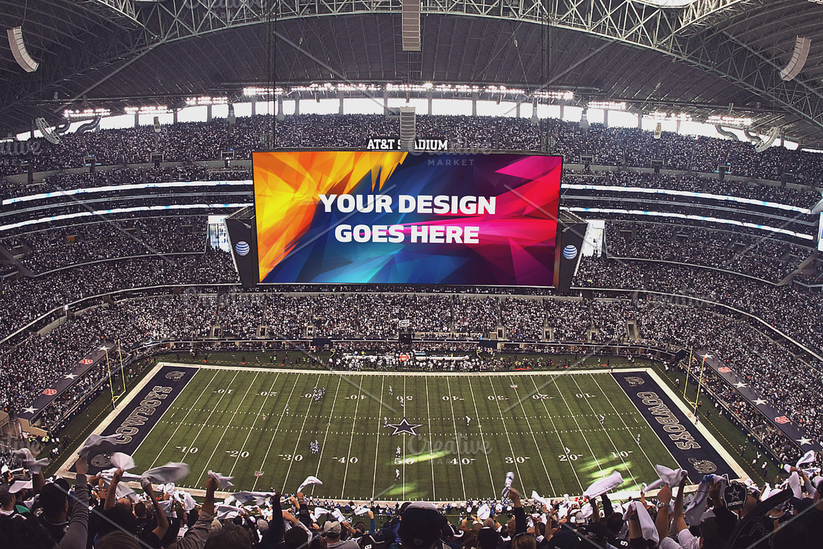 NFL Stadium Display Mock-up #10, a Mockup by vraiana