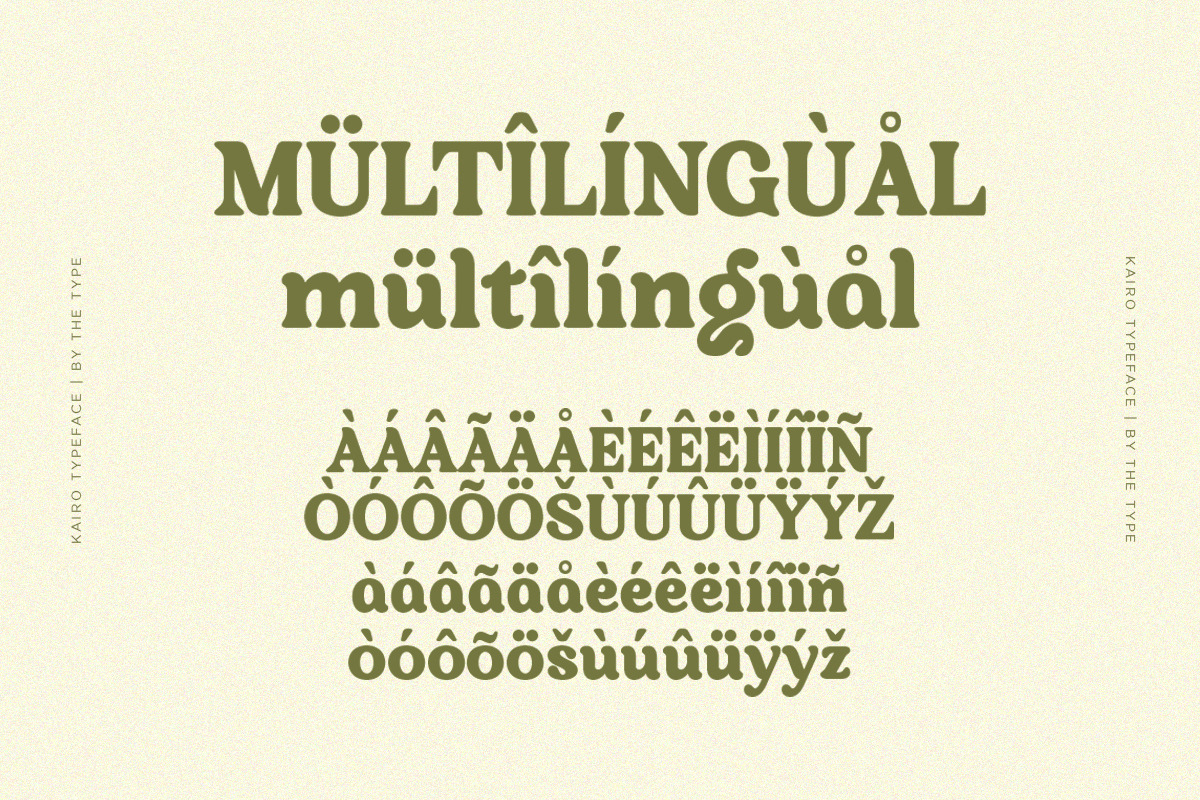 Kairo - Stylized Rounded Font, a Serif Font by The_Type (Photo 12 of 12)