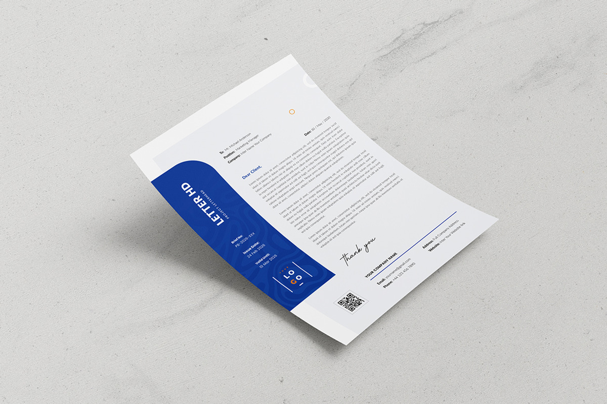 Modern Invoice, Estimate & Brief, a Stationery Template by Creativity-Design (Photo 4 of 4)
