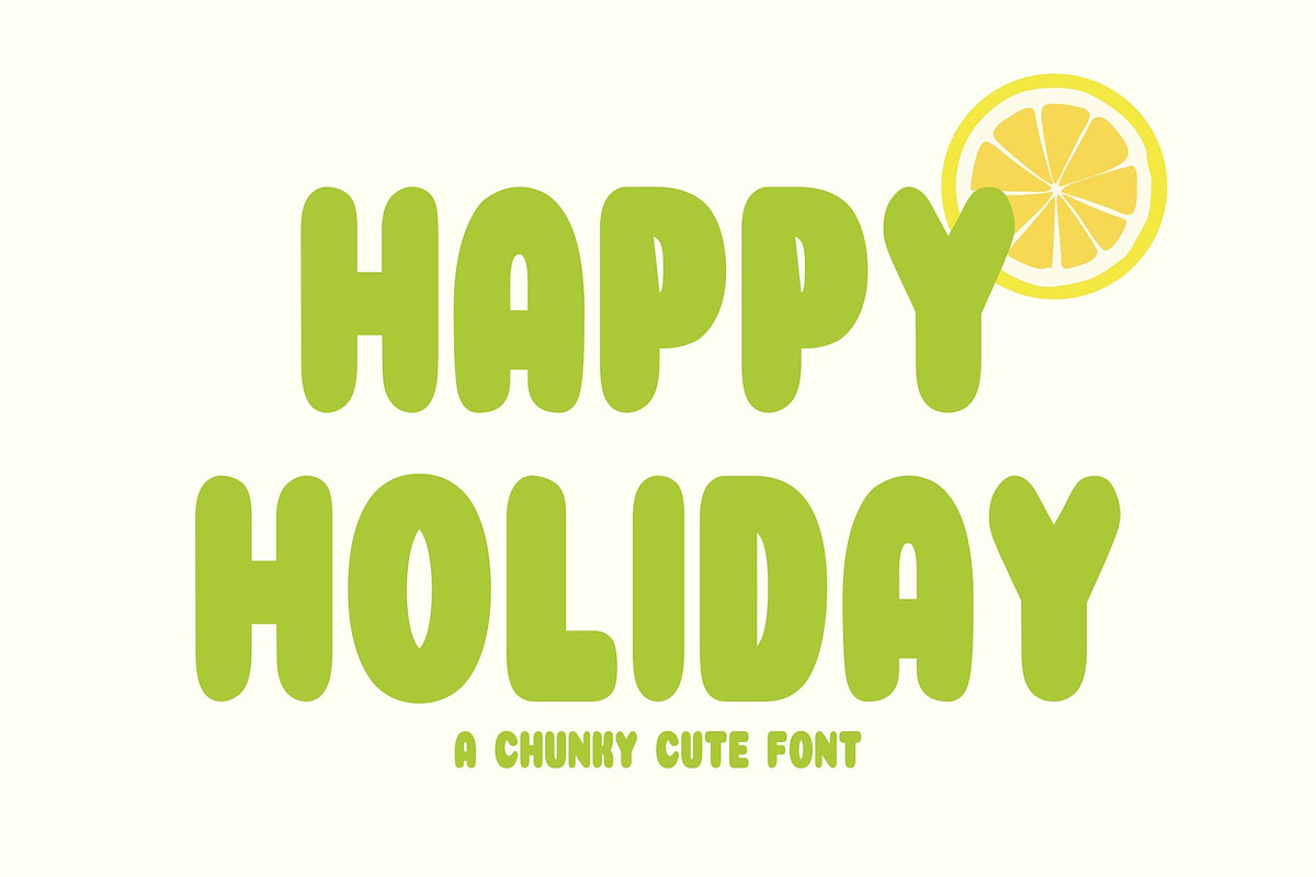 chunky bold font - THICKWATERMELON, a Sans Serif Font by nicollr's store (Photo 1 of 2)