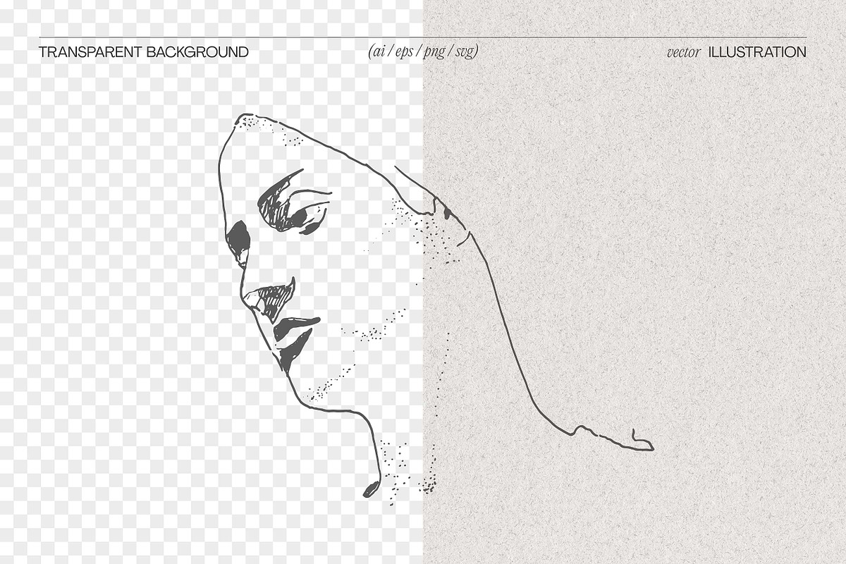 Single Line Female Portrait, a Person Illustration by TheMountBirdStudio (Photo 2 of 6)