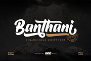 Bantani – Dynamic Bold Script Font, a Script Font by NURF Designs (Thumbnail 1 of 10)