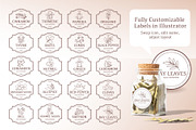 Vintage Kitchen Jar Labels, Icons, an Object Graphic by Lettering_Logo (Thumbnail 3 of 10)