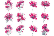 Whimsical Spring Wildflower Clipart, an Illustration by Designking (Thumbnail 3 of 5)