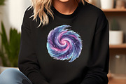 Watercolor Universe Clipart, an Illustration by DreamCafeArt (Thumbnail 5 of 7)