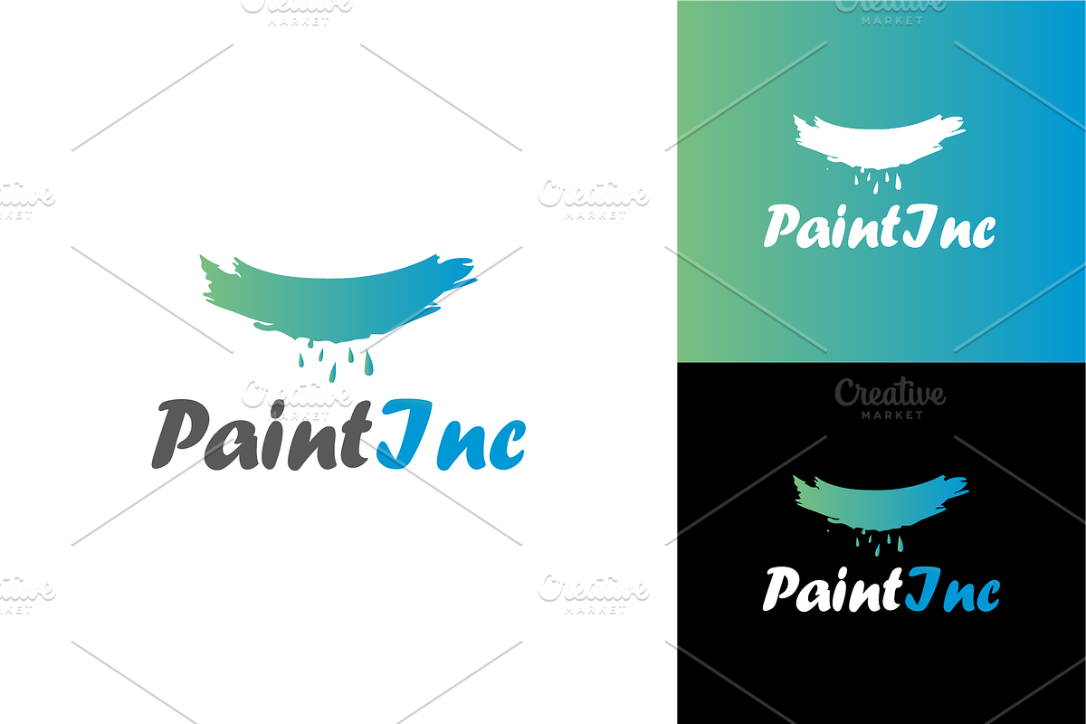 Paint Jne Logo Simple, a Branding & Logo Template by zaqilogo