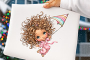 Summer Girls Png Clipart Bundle, an Illustration by SinaCreation (Thumbnail 7 of 9)