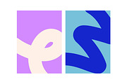 Abstract posters, doodle cards set, a Decorative Illustration by Good Studio (Thumbnail 8 of 12)