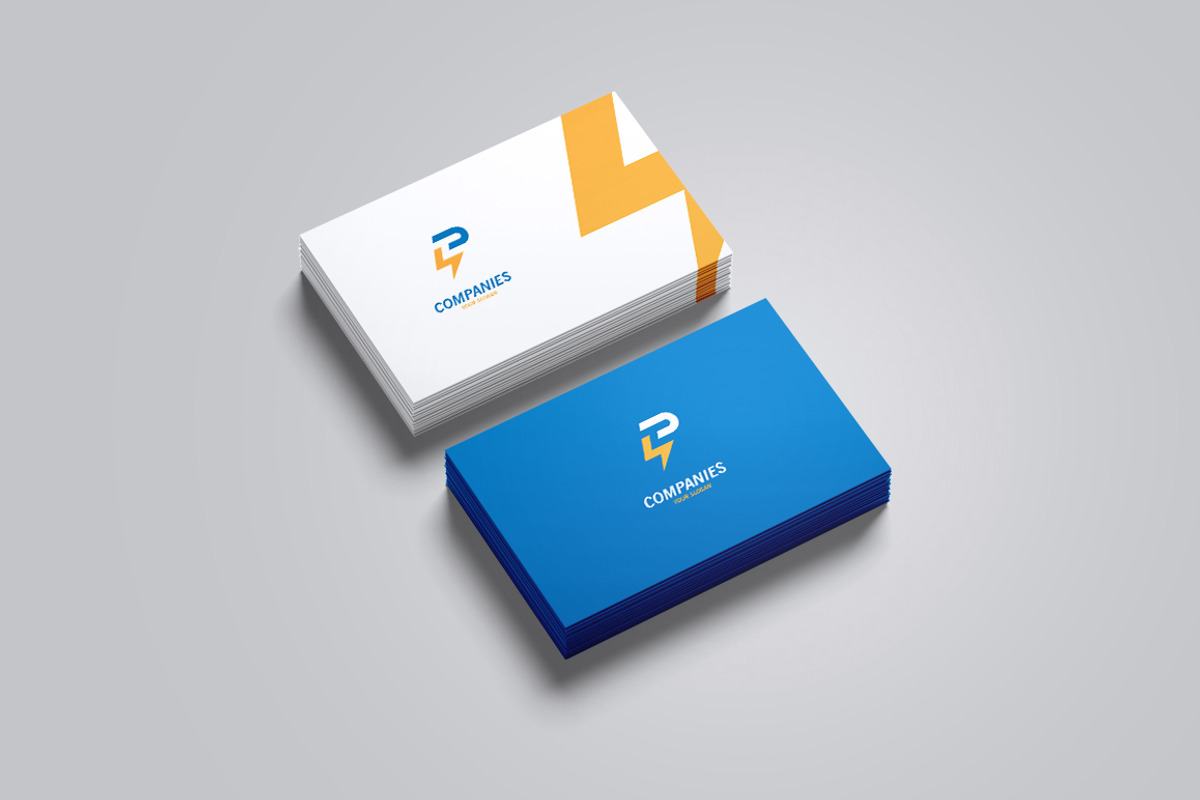 Letter P Bolt Logo, a Branding & Logo Template by CAIRON CREATIVESTUDIO (Photo 3 of 5)