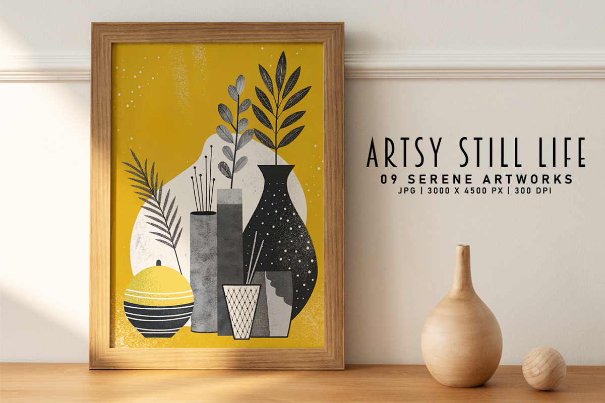 Artsy Still Life, a Decorative Illustration by Digital Art Creations (Photo 8 of 8)