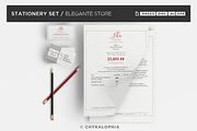 Elegante Store Stationery Set, a Stationery Template by theBrandLab.io (Thumbnail 3 of 3)