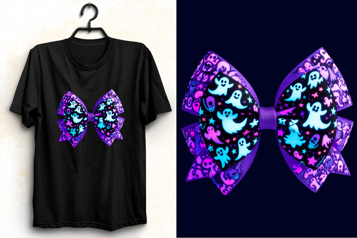 Halloween Coquette Bow Sublimation C, an Illustration by SVGArt (Photo 6 of 8)