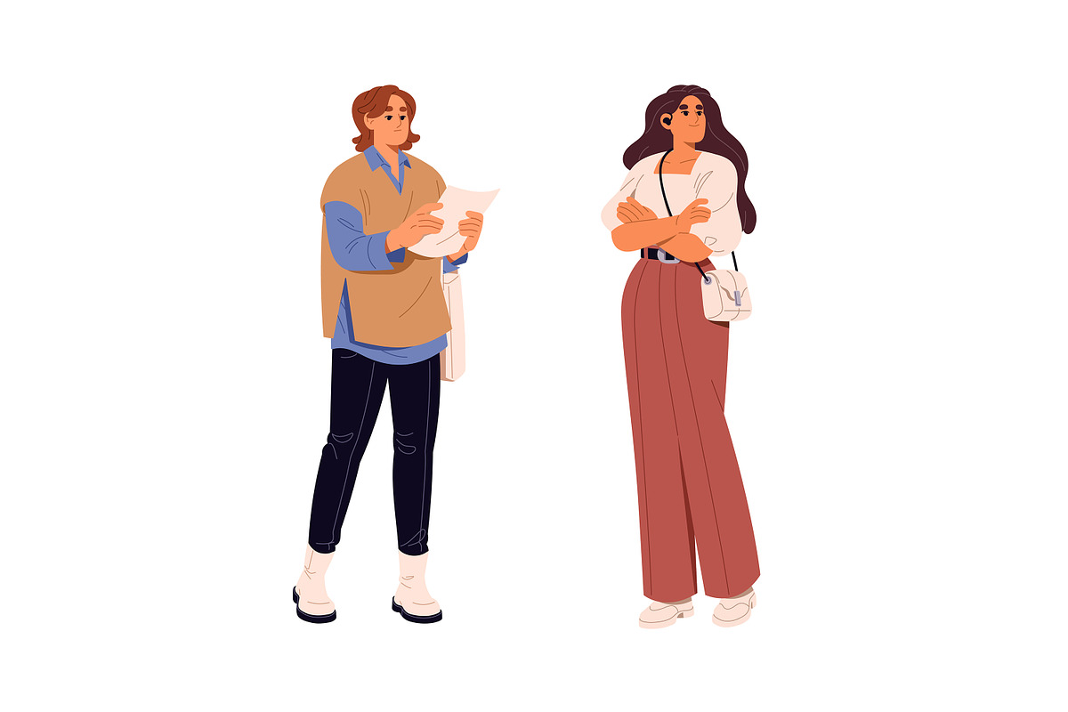 Modern diverse business people set, a Person Illustration by PaperTrident (Photo 6 of 11)