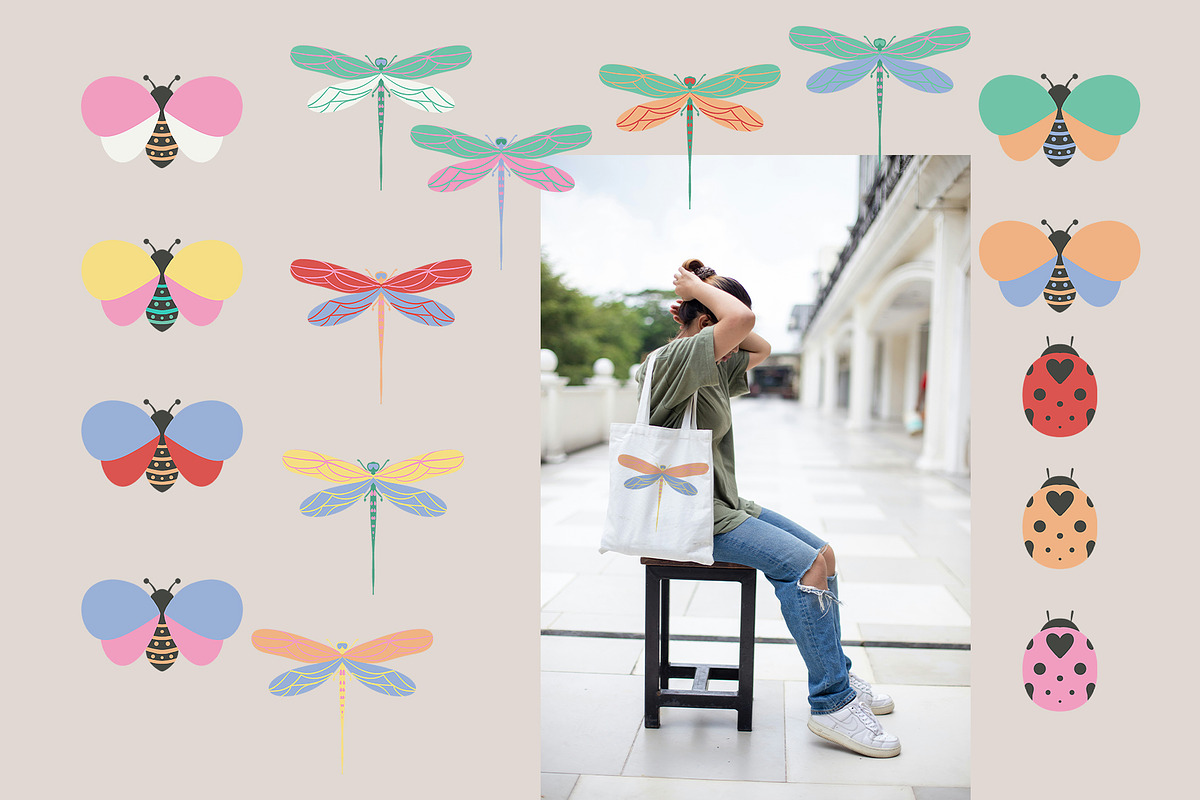 Modern Folk Summer, a Decorative Illustration by HabitusDesigns (Photo 3 of 8)