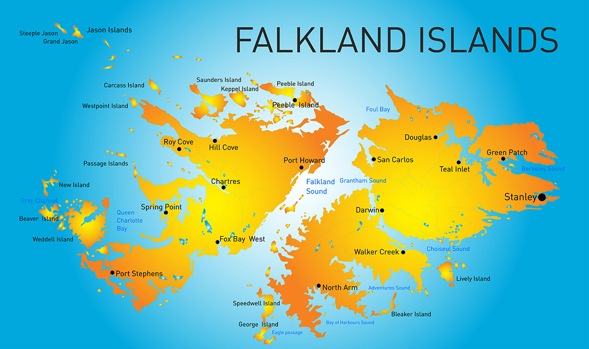 Falkland islands, a Texture Illustration by Jan Jack Russo Media