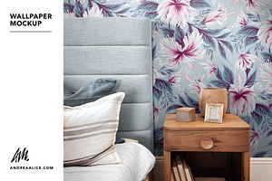 Wallpaper Mockup - Bedside 02