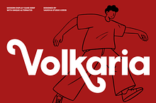 Volkaria Modern Display Sans Font