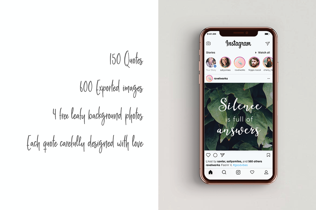 Deep Quotes - 150 Quotes Pack, a Social Media Template by Delightful Design (Photo 6 of 8)