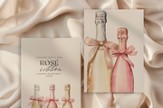 Romantic Pink Champagne & Bows, a Decorative Illustration by ThaismotaCreativeCo (Thumbnail 4 of 6)