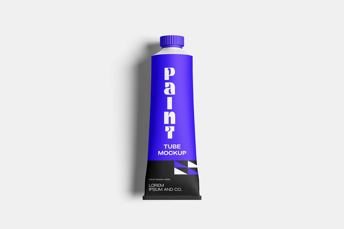 Paint Tube Mockup, a Packaging Mockup by Hazzpro_Std (Photo 2 of 5)