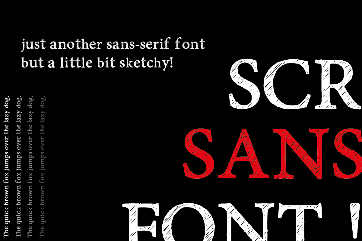 Scrabbly font, a Sans Serif Font by AbdElhalimWahid (Photo 2 of 4)