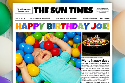 Google Docs Birthday Template
