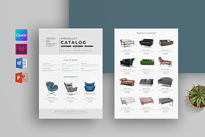 Product Catalog | MS Word & Indesign, a Stationery Template by obayes