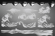 70+ Water Waves Silhouette, a Decorative Illustration by jongcreative (Thumbnail 7 of 7)