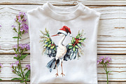Chinoiserie Christmas Clipart, an Illustration by CraftArtStudio (Thumbnail 4 of 6)