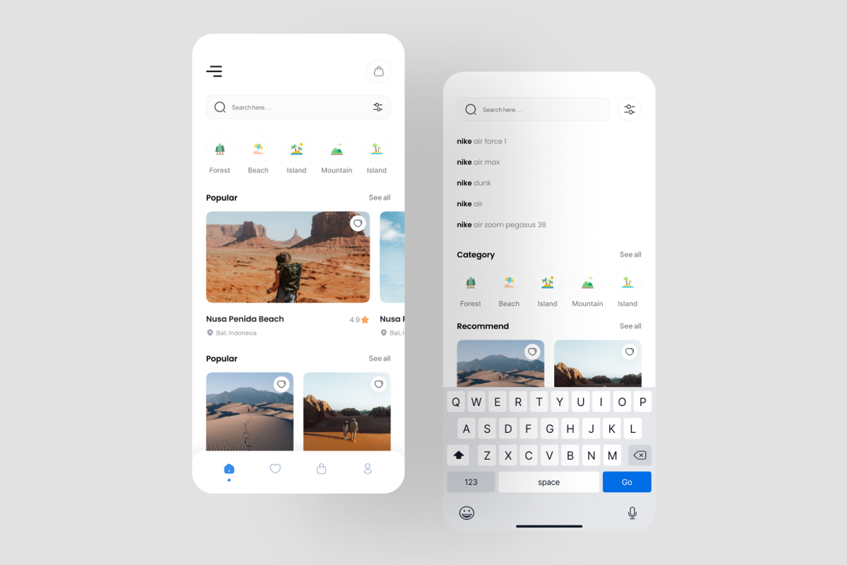 Nice Trip - Travel App UI Kit, an UI Kit Template by iDoodle Studio (Photo 4 of 4)