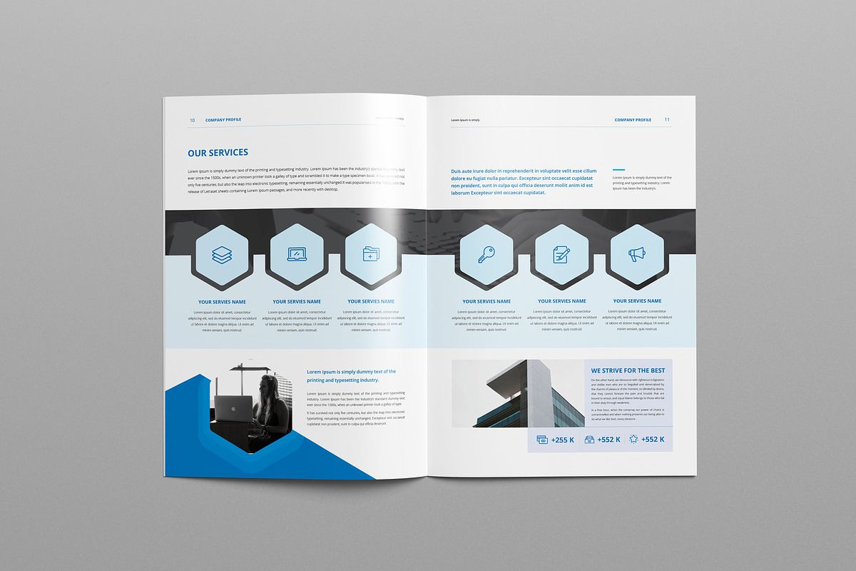 Company Profile 16 Pages, a Brochure Template by Pro-Gh (Photo 6 of 9)