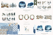 Winter & Christmas Mega Bundle 2000+, a Seasonal Illustration by PeDe Designs (Thumbnail 15 of 18)