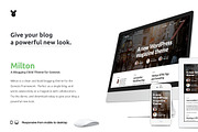 Milton: Magazine Genesis Child Theme, a WordPress Template by Lean Themes (Thumbnail 1 of 3)