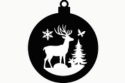 15 Christmas Laser Cut Bundle, a Graphic by balal (Thumbnail 10 of 14)