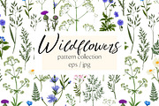 Wild herbs. Wildflowers pattern, a Pattern Graphic by irina.vaneeva (Thumbnail 1 of 6)
